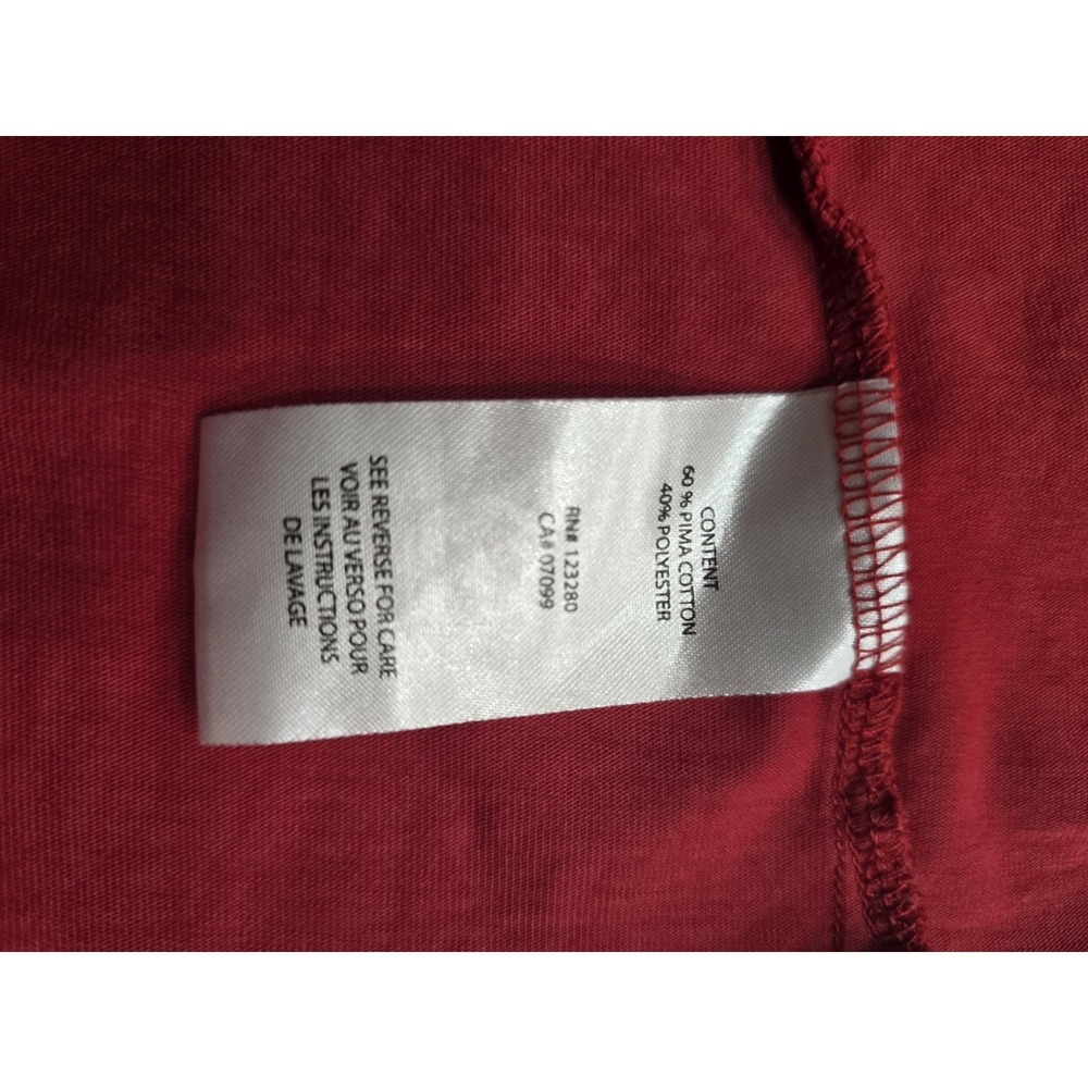 TravisMathew Mens XXL Red Pima Cotton Blend Short Sleeve Golf Polo‎ Shirt - Picture 5 of 7